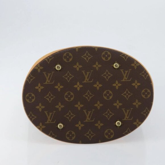 Authentic LOUIS VUITTON Monogram Bucket GM Shoulder Bag bst504-112825 - Picture 6 of 16